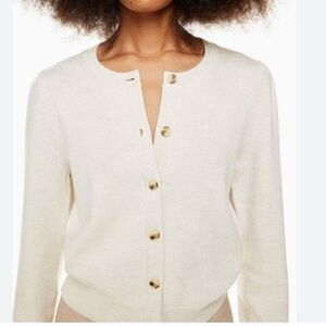 Aritzia Wilfred Moonrise Cardigan - creme